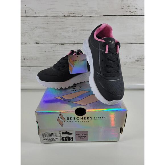 Skechers Uno Lite Girl's Sneakers Size 11.5 NEW! - Picture 1 of 5